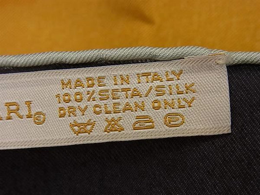 BVLGARI ブルガリ スカーフ イエロー ブラック シルク100% レディース 超美品