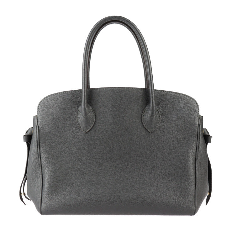 美品 LOUIS VUITTON ルイ ヴィトン ミラMM ハンドバッグ M55317 トリヨンレザー エタン グレー系 ゴールド金具 トートバッグ ターンロック ビトン