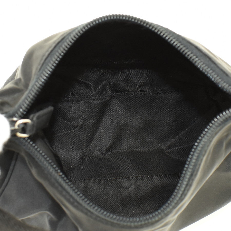 美品 PRADA プラダ ハンドバッグ TESSUTO SPORT ハンドバッグ MV519 ブラック ナイロン レディース 三角ロゴプレート ミニバッグ