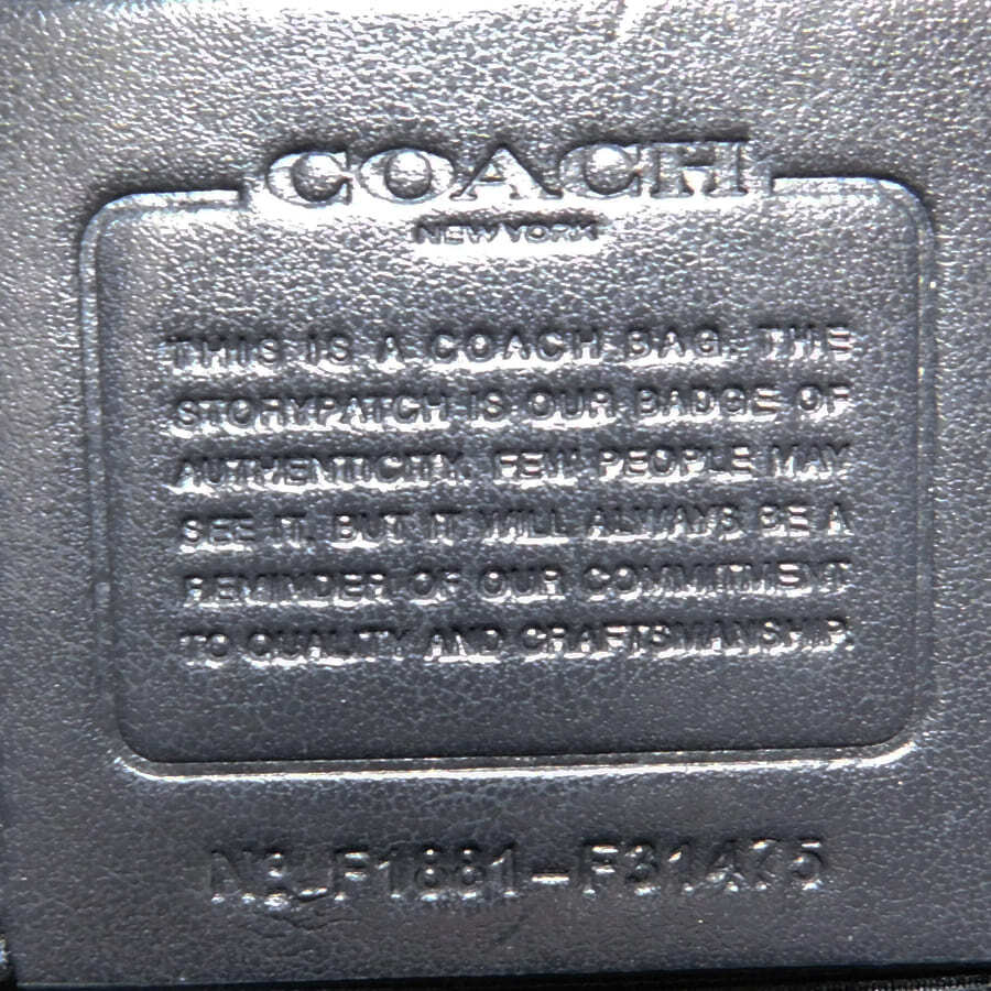 美品 COACH コーチ トートバッグ ケイシー トート F31475 ブラウン ブラック ゴールド金具 PVC レザー レディース ショルダーバッグ