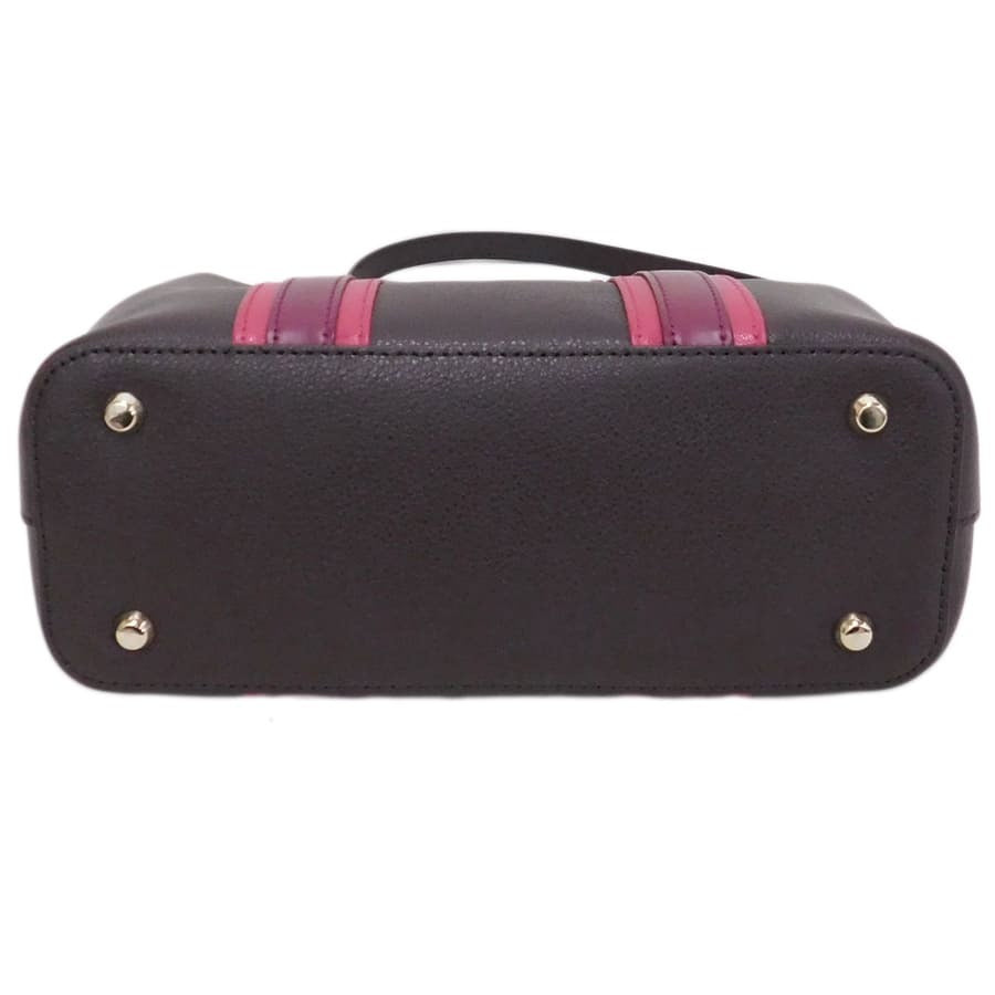 美品 Paul Smith ポールスミス ハンドバッグ 2WAYバッグ PWR120 ブラウン系 パープル系 ピンク系 ゴールド金具 レザー レディース ショルダーバッグ