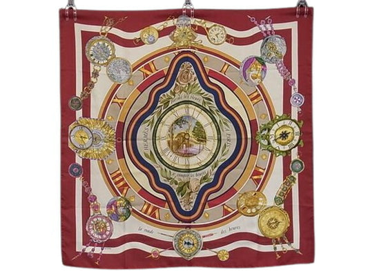 HERMES エルメス スカーフ カレ90 - マルチカラー シルク100% レディース parmi les fleurs je compt 大判