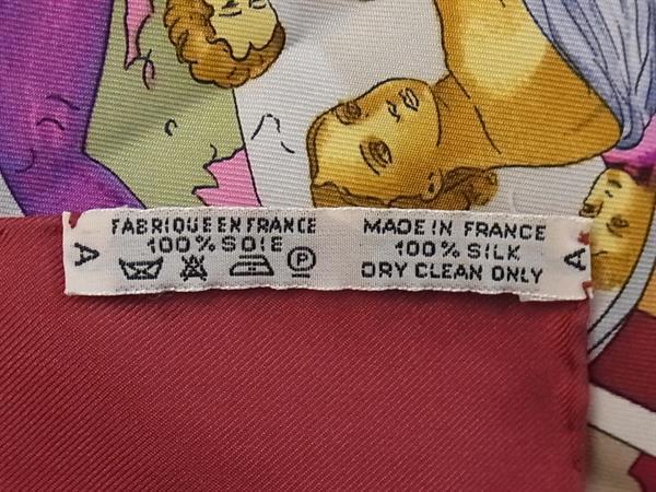 HERMES エルメス スカーフ カレ90 - マルチカラー シルク100% レディース parmi les fleurs je compt 大判