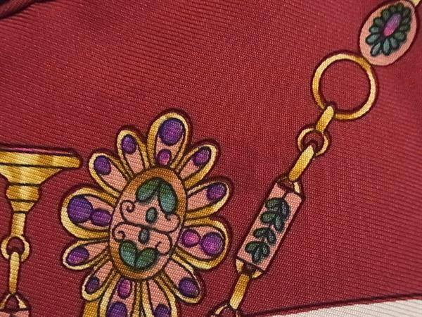 HERMES エルメス スカーフ カレ90 - マルチカラー シルク100% レディース parmi les fleurs je compt 大判