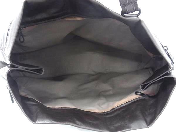 BOTTEGA VENETA ボッテガヴェネタ ハンドバッグ イントレチャート スコルピート - ダークブラウン レザー