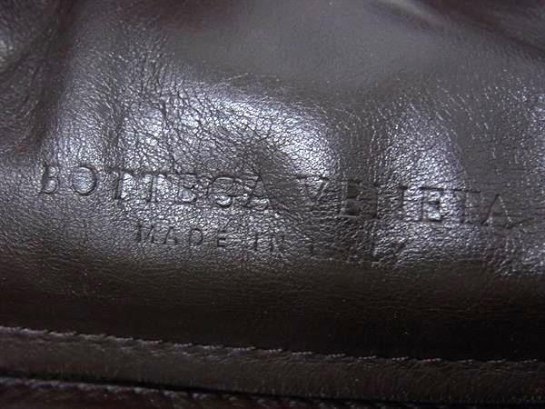 BOTTEGA VENETA ボッテガヴェネタ ハンドバッグ イントレチャート スコルピート - ダークブラウン レザー