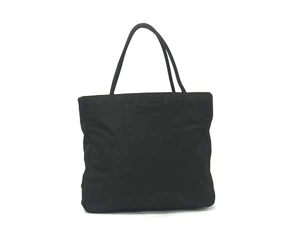 美品 PRADA プラダ ハンドバッグ テスート - ブラック ナイロン レディース 三角ロゴプレート トライアングルロゴ