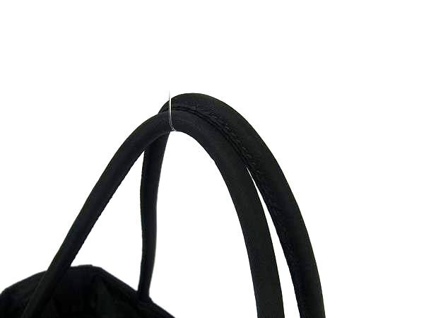 美品 PRADA プラダ ハンドバッグ テスート - ブラック ナイロン レディース 三角ロゴプレート トライアングルロゴ