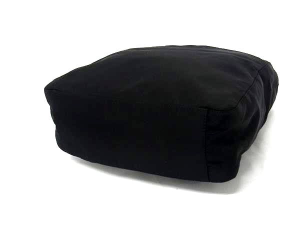 美品 PRADA プラダ ハンドバッグ テスート - ブラック ナイロン レディース 三角ロゴプレート トライアングルロゴ