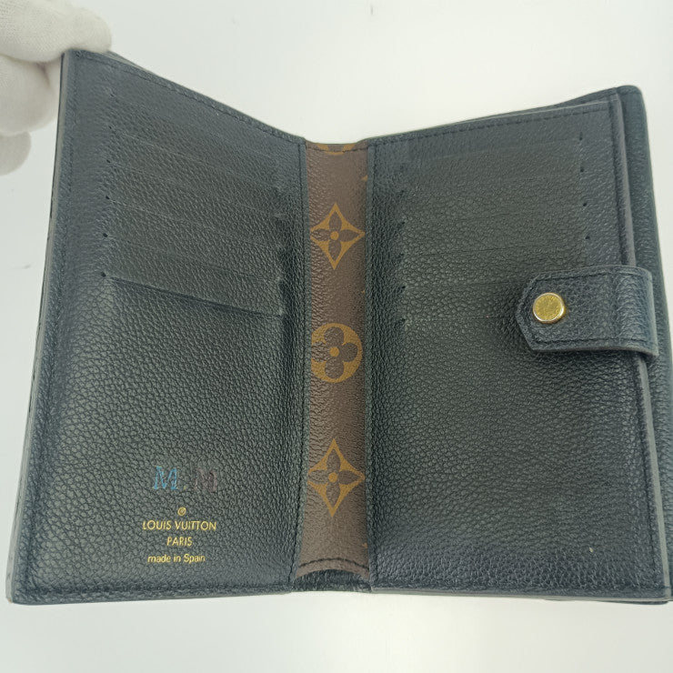 LOUIS VUITTON ルイヴィトン 二つ折り財布 モノグラムマカサー ポルトフォイユ・パラス コンパクト M60990 ブラウン ブラック PVC レザー レディース Wホック