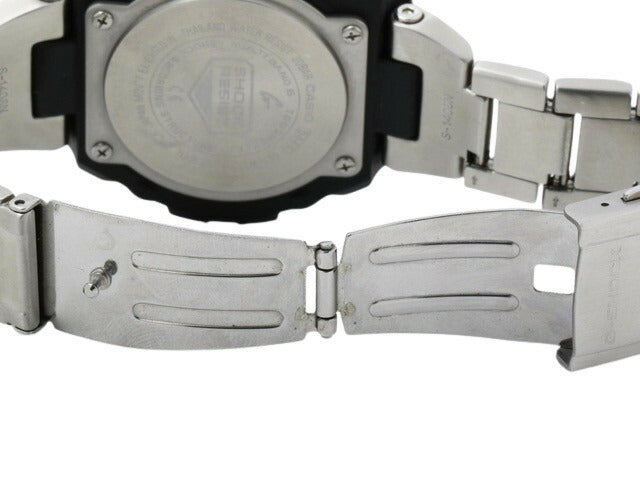 CASIO カシオ 腕時計 G-SHOCK G-STEEL GST-W110D-1AJF ブラック文字盤 シルバー SS メンズ 美品
