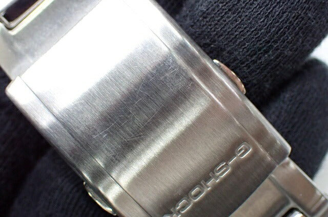 CASIO カシオ 腕時計 G-SHOCK G-STEEL GST-W110D-1AJF ブラック文字盤 シルバー SS メンズ 美品