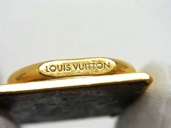 LOUIS VUITTON ルイヴィトン スマートフォンリング サポート テレフォン ナノグラム M64868 ゴールド メタル ユニセックス