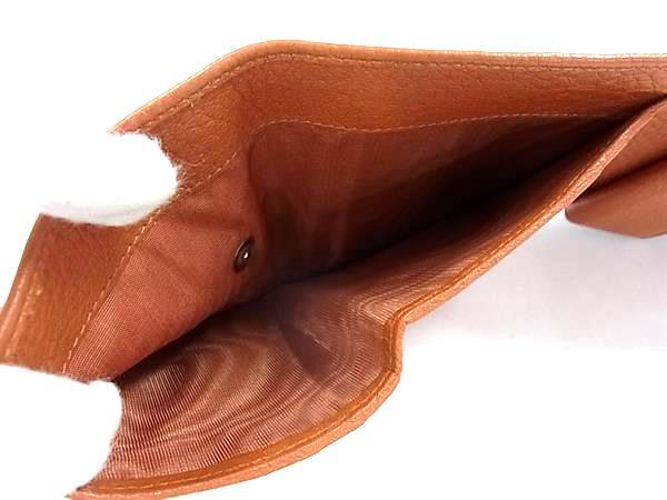 PRADA プラダ 財布 1M0176 ブラウン レザー レディース 三つ折り 財布 美品