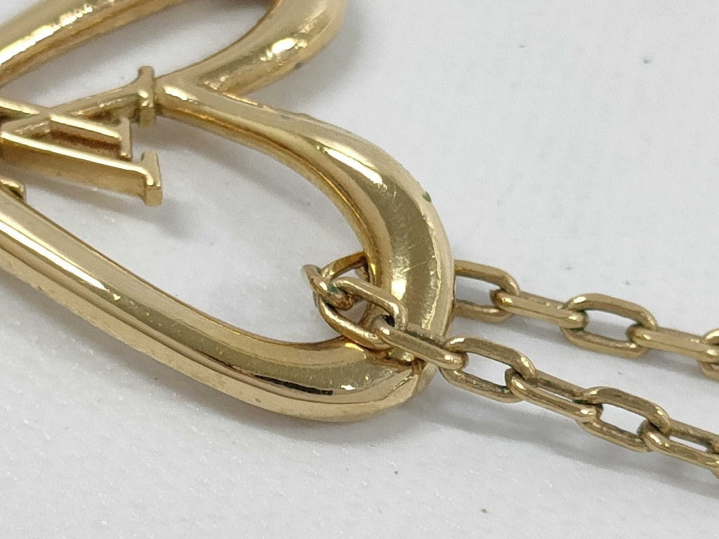 LOUIS VUITTON ルイヴィトン ネックレス コリエハート フォーリンラブ M00465 ゴールド メタル レディース 新古未使用展示品