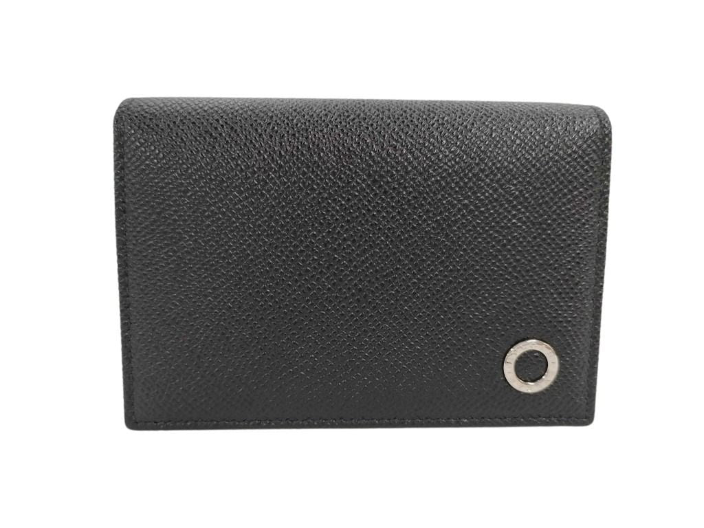 BVLGARI ブルガリ カードケース ブルガリブルガリ 280297 ブラック レザー ユニセックス 超美品