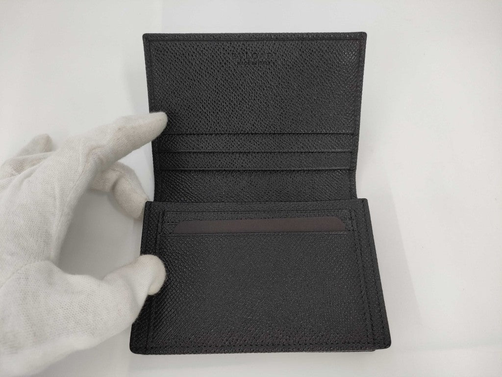 BVLGARI ブルガリ カードケース ブルガリブルガリ 280297 ブラック レザー ユニセックス 超美品
