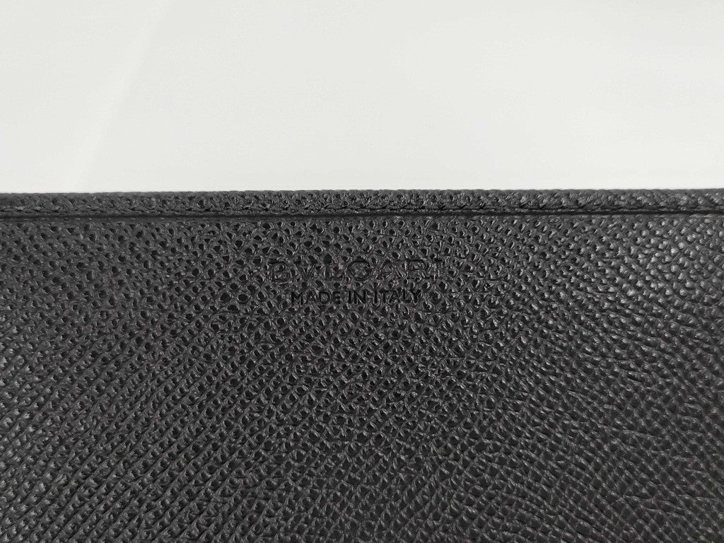 BVLGARI ブルガリ カードケース ブルガリブルガリ 280297 ブラック レザー ユニセックス 超美品