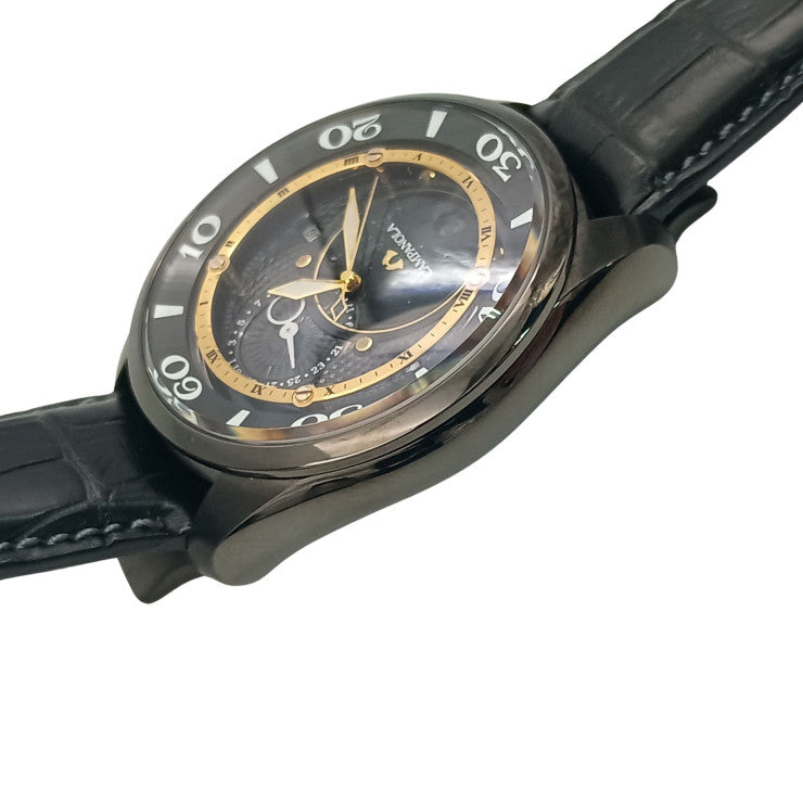 CITIZEN シチズン 時計 カンパノラ 塵地螺鈿 （ちりじらでん）限定300本 8730T026117/BU002402E ブラック SS クロコダイル メンズ 超美品