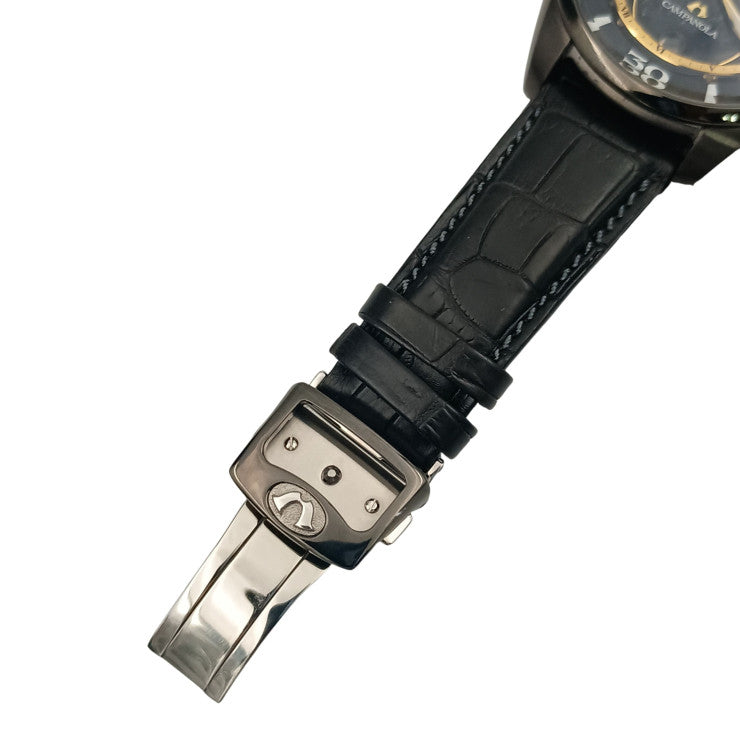 CITIZEN シチズン 時計 カンパノラ 塵地螺鈿 （ちりじらでん）限定300本 8730T026117/BU002402E ブラック SS クロコダイル メンズ 超美品