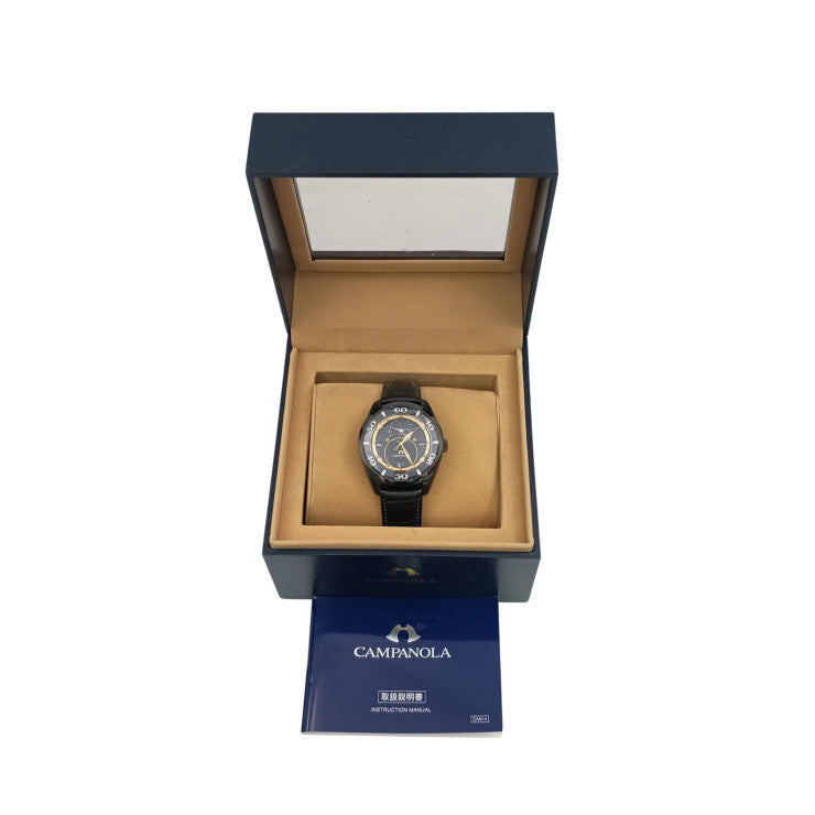 CITIZEN シチズン 時計 カンパノラ 塵地螺鈿 （ちりじらでん）限定300本 8730T026117/BU002402E ブラック SS クロコダイル メンズ 超美品