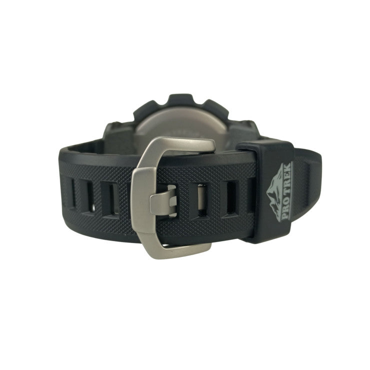 CASIO カシオ 時計 プロトレック トリプルセンサー PRW20001ER ブラック ラバー メンズ デジタル 美品