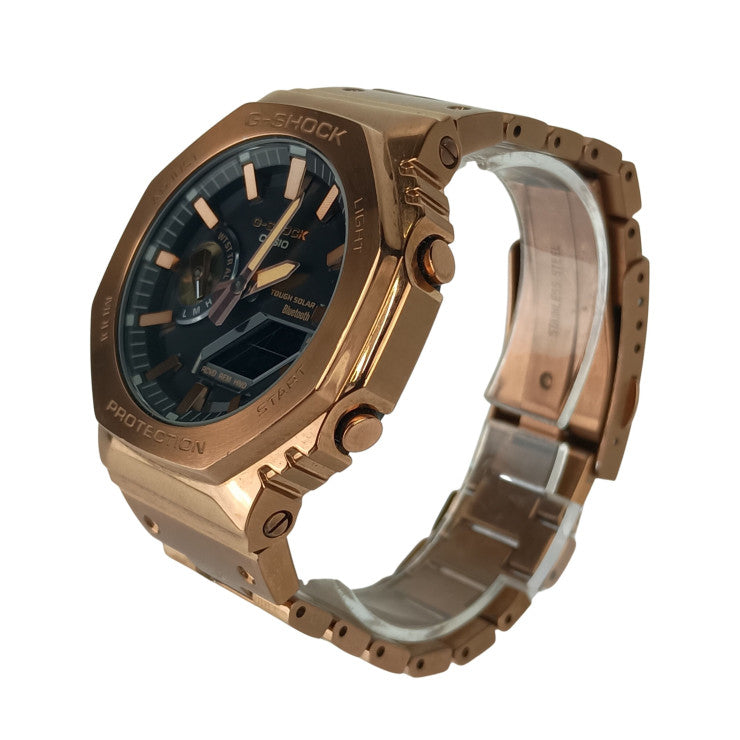 CASIO カシオ 時計 GSHOCK FULL METAL フルメタル 2100 Series GMB2100GD5AJF ローズゴールド GP メンズ アナデジ