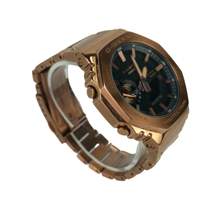 CASIO カシオ 時計 GSHOCK FULL METAL フルメタル 2100 Series GMB2100GD5AJF ローズゴールド GP メンズ アナデジ