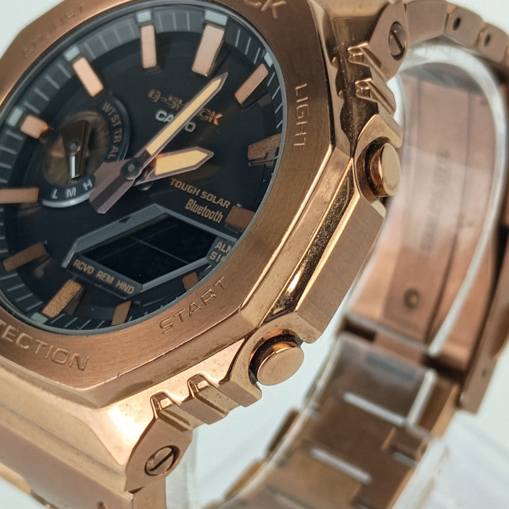 CASIO カシオ 時計 GSHOCK FULL METAL フルメタル 2100 Series GMB2100GD5AJF ローズゴールド GP メンズ アナデジ