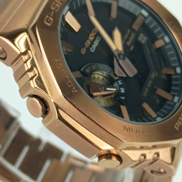 CASIO カシオ 時計 GSHOCK FULL METAL フルメタル 2100 Series GMB2100GD5AJF ローズゴールド GP メンズ アナデジ
