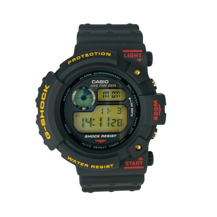 CASIO カシオ 時計 GSHOCK フロッグマン DW6300 ブラック ラバー メンズ デジタル 美品