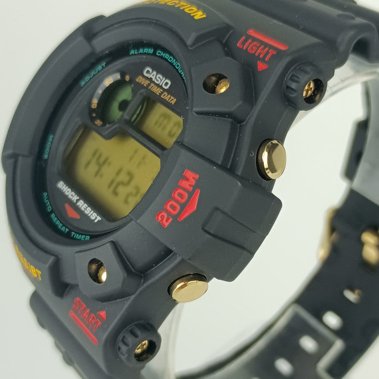 CASIO カシオ 時計 GSHOCK フロッグマン DW6300 ブラック ラバー メンズ デジタル 美品