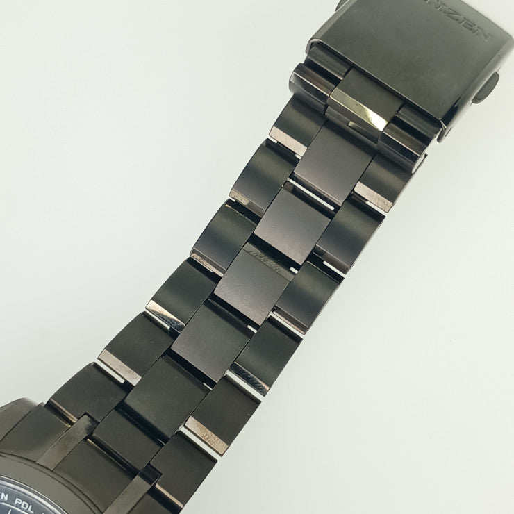 CITIZEN シチズン 時計 アテッサエコドライブ ブラックチタンシリーズ H804T019731/AT804456E ブラック TI メンズ 美品