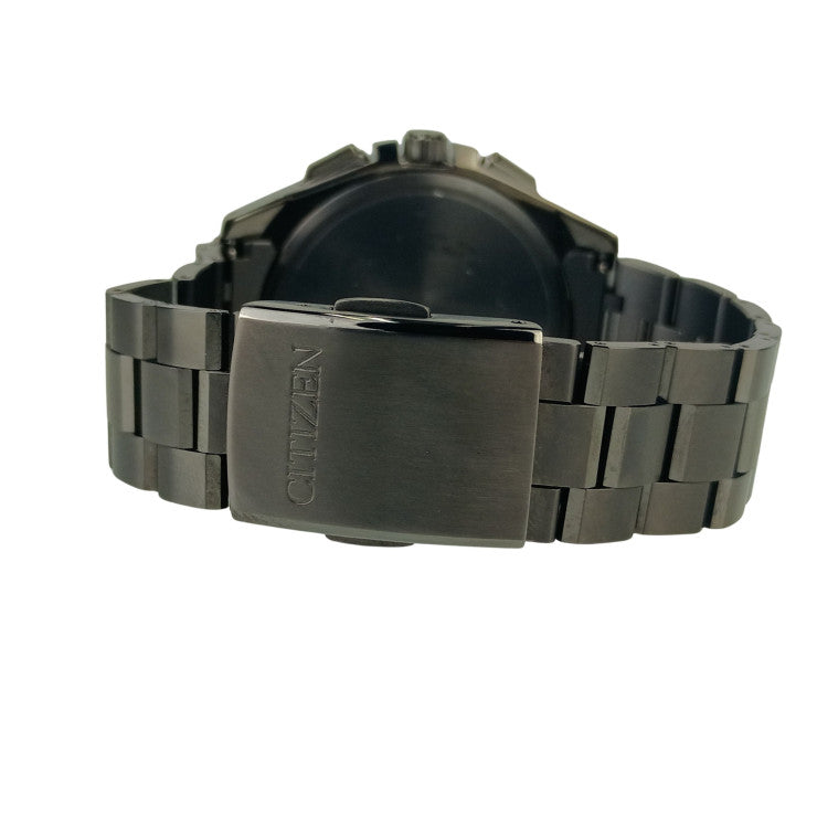 CITIZEN シチズン 時計 アテッサエコドライブ ブラックチタンシリーズ H804T019731/AT804456E ブラック TI メンズ 美品