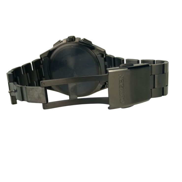 CITIZEN シチズン 時計 アテッサエコドライブ ブラックチタンシリーズ H804T019731/AT804456E ブラック TI メンズ 美品