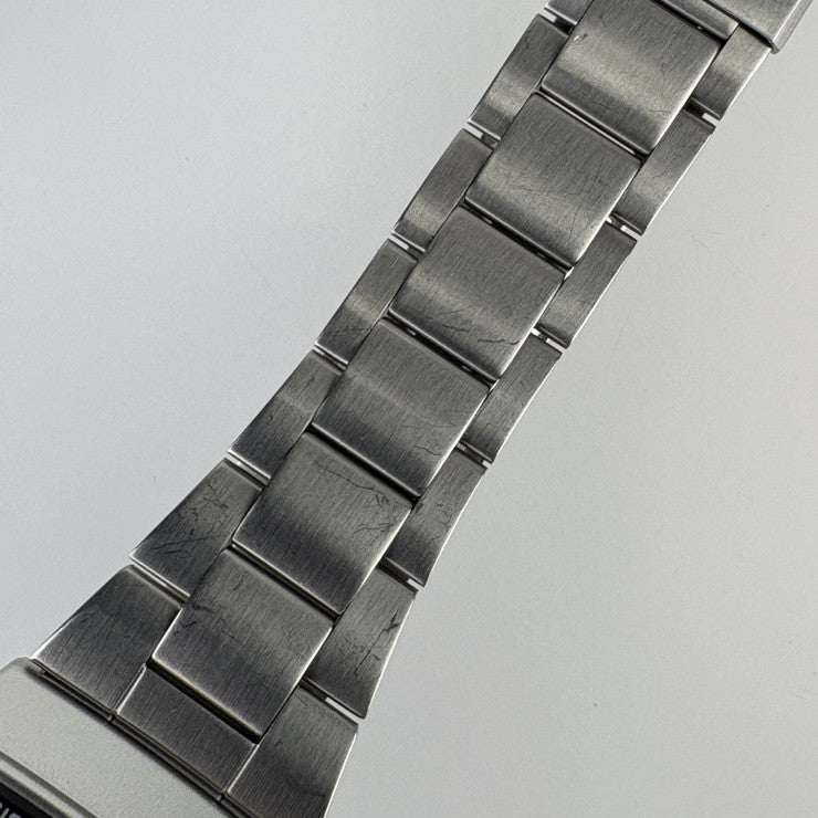 美品 CASIO カシオ 腕時計 DATA BANK データバンク DBC32D-1A シルバー ステンレス メンズ 計算機