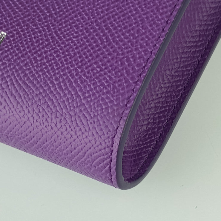 新古未使用展示品 dunhill ダンヒル ショルダーバッグ カドガン ショルダーポーチ - バイオレット系 レザー ユニセックス ミニバッグ クロスボディ