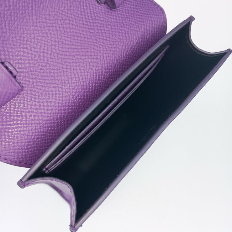 新古未使用展示品 dunhill ダンヒル ショルダーバッグ カドガン ショルダーポーチ - バイオレット系 レザー ユニセックス ミニバッグ クロスボディ