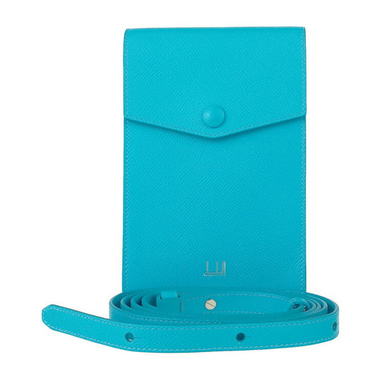 新古未使用展示品 dunhill ダンヒル ショルダーバッグ カドガン ショルダーポーチ - ブルー系 レザー ユニセックス ミニバッグ クロスボディ