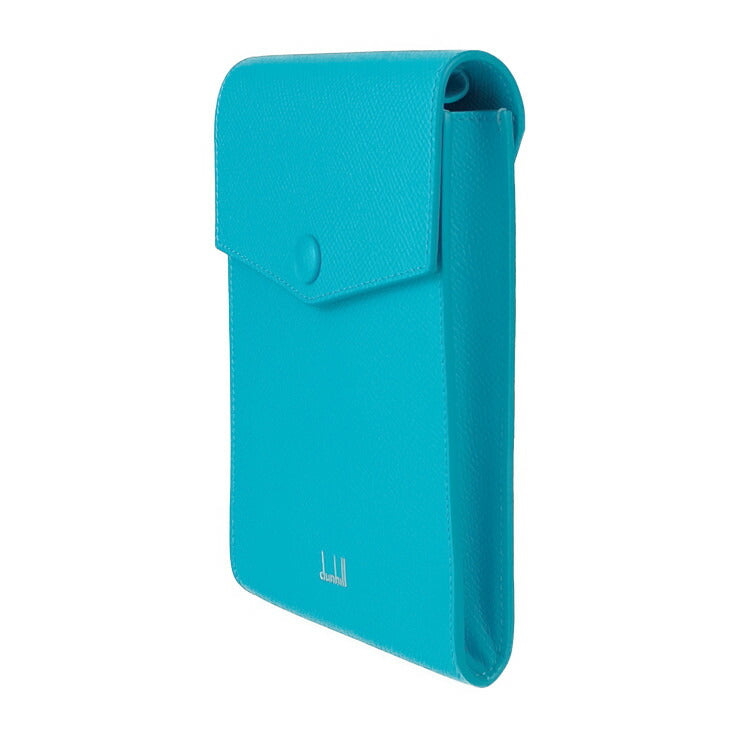 新古未使用展示品 dunhill ダンヒル ショルダーバッグ カドガン ショルダーポーチ - ブルー系 レザー ユニセックス ミニバッグ クロスボディ