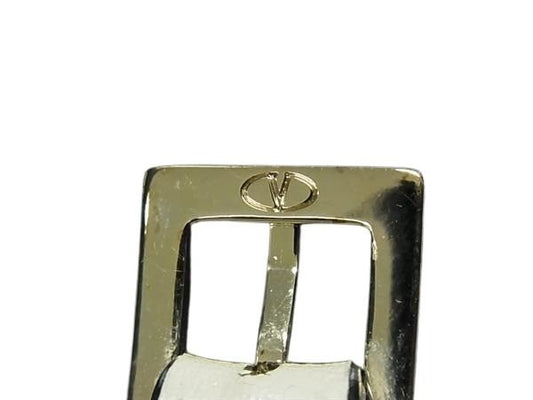 VALENTINO GARAVANI ヴァレンティノ ガラヴァーニ ブレスレット ロックスタッズ TW0J0255VIT アイボリー系 レザー レディース ゴールド金具