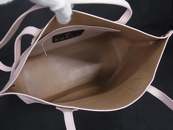 FURLA フルラ トートバッグ パラディソ L ラージショッピングバッグ WB00325 ピンクベージュ系 レザー レディース ゴールド金具 新古未使用展示品