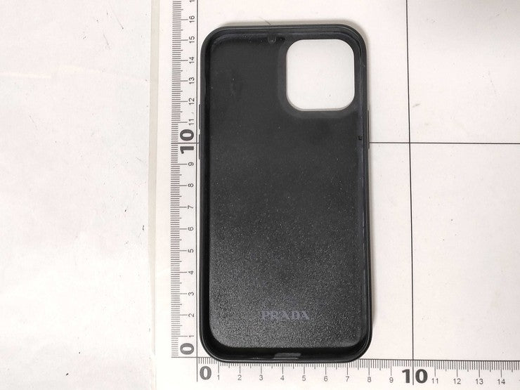 PRADA プラダ スマホカバー iPhoneケース トライアングルロゴ 2ZH133 ブラック系 サフィアーノ ユニセックス iPhone 12＆12 Pro 美品