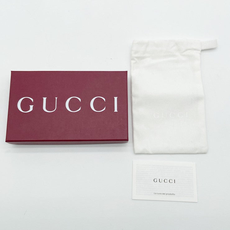 GUCCI グッチ コインケース GGスプリーム 819113 ベージュ ブラウン PVC×レザー ユニセックス 新品未使用展示品