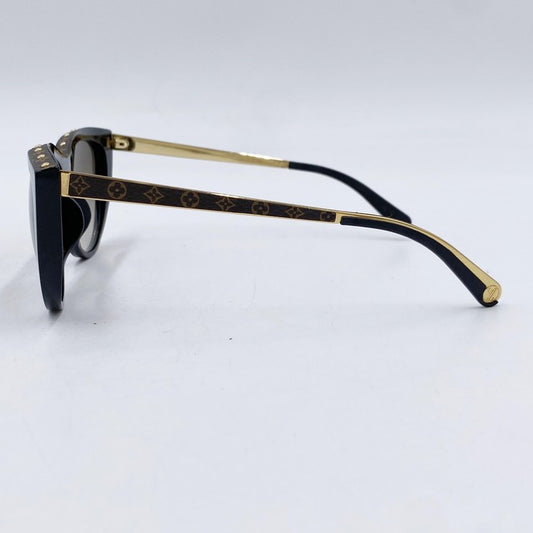 LOUIS VUITTON ルイヴィトン サングラス サングラス ラ ブーム Z1147E ブラック ブラウン ゴールド アセテート、メタル、モノグラム・キャンバス ユニセックス