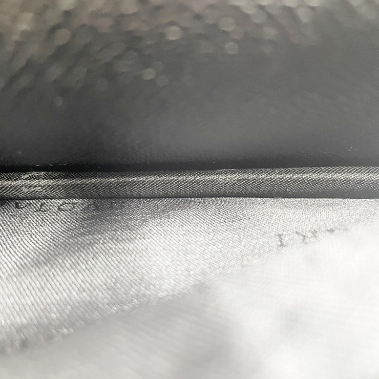 BVLGARI ブルガリ 財布 ブラック レザー メンズ 二つ折り長財布 美品