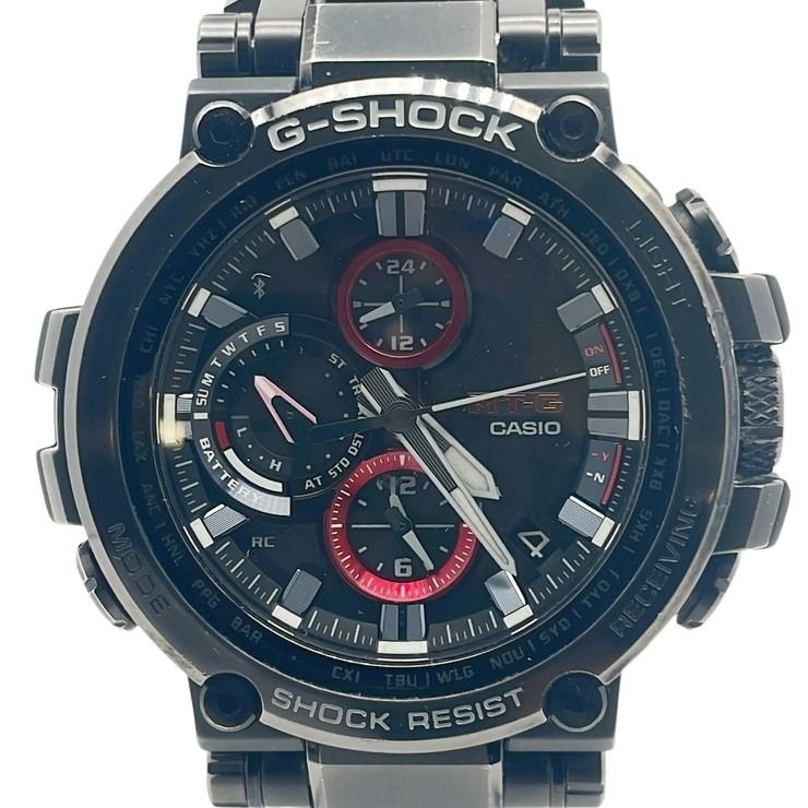 CASIO カシオ 時計 GSHOCK MTGB1000 MTGB1000B1AJF ブラック 樹脂／ステンレススチール メンズ アナログ