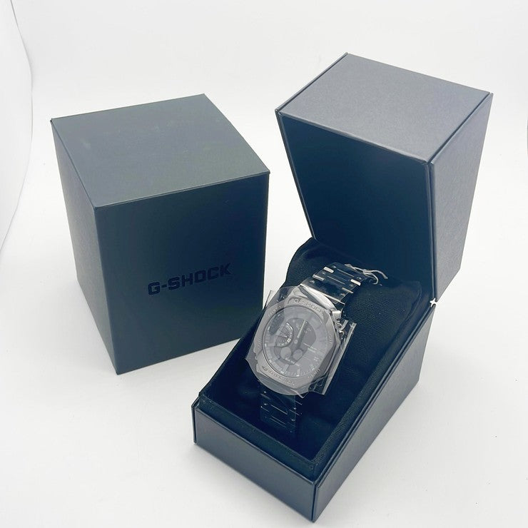 CASIO カシオ 時計 GSHOCK FULL METAL 2100 Series GMB2100BD1AJF ブラック ステンレススチール メンズ アナデジ 新品未使用展示品