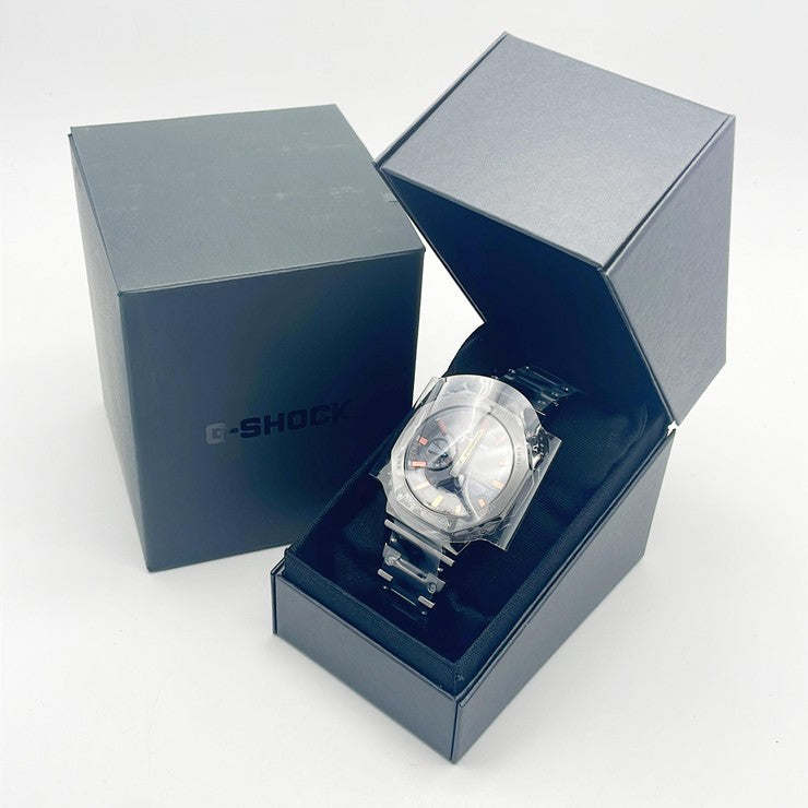 CASIO カシオ 時計 GSHOCK FULL METAL 2100 Series GMB2100BPC1AJF ブラック ステンレススチール メンズ アナデジ 新品未使用展示品