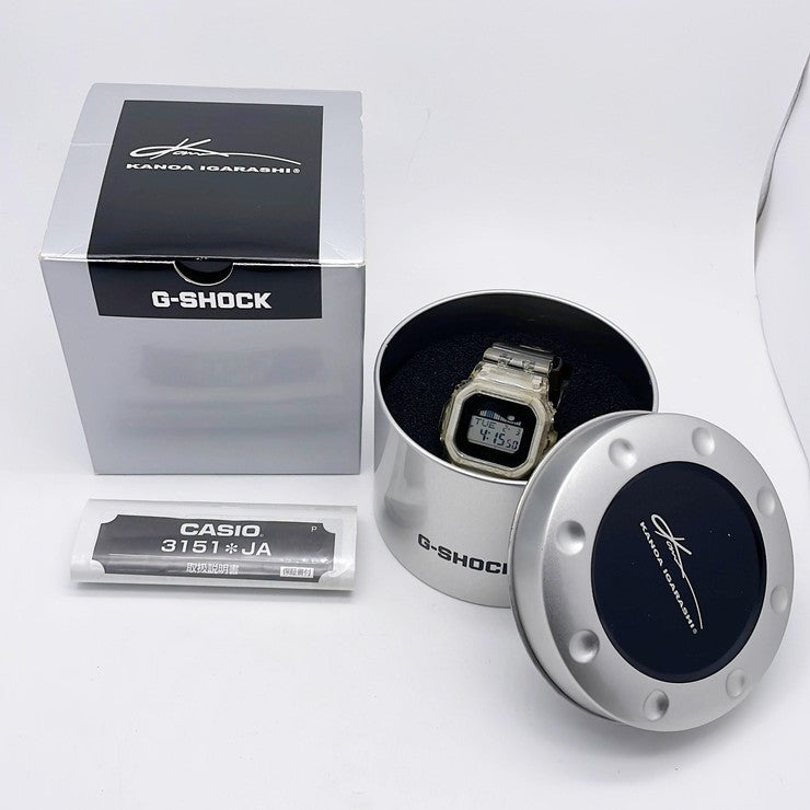 CASIO カシオ 時計 GSHOCK GLX5600KI クリア ラバー メンズ デジタル 五十嵐 カノアモデル